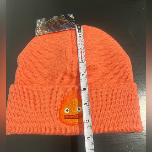 Studio Ghibli Howl's Moving Castle Calcifer Cuff Beanie - Picture 5 of 6